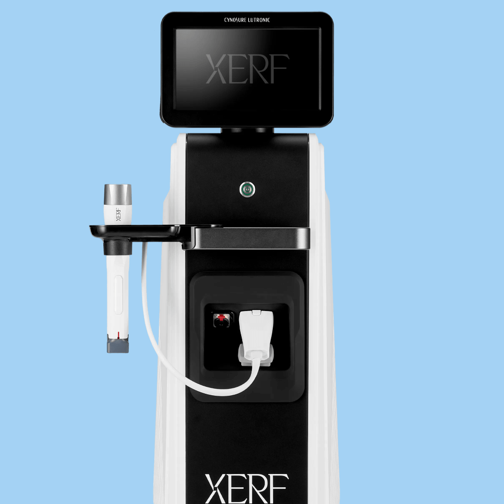 XERF radiofrequency console and handpiece used at Green Aura Spa